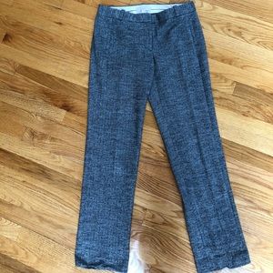 Grey patterned wool Loft pants never worn